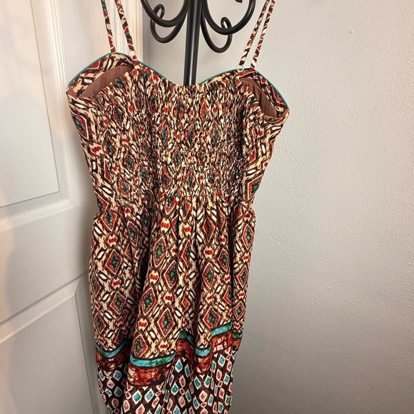 American Rag Brown Tan Sleeveless Sundress - Picture 9 of 12